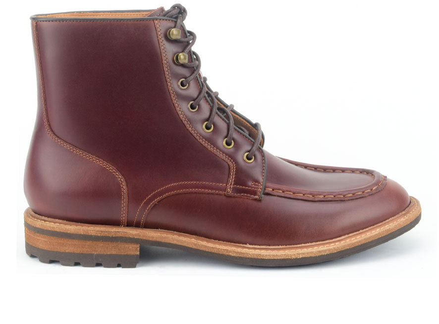 Warfield & Grand Rampart moc toe boot Chestnut