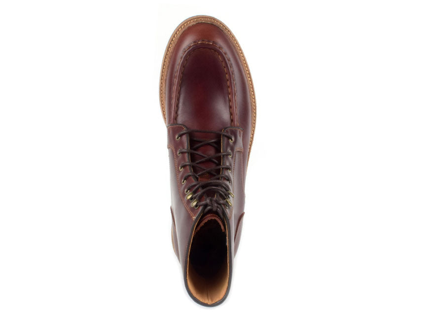 Warfield & Grand Rampart moc toe boot Chestnut