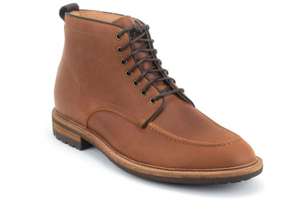 Warfield & Grand Trench II moc toe boot Cognac