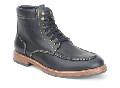 Warfield & Grand Roseburg moc toe boot Black|DK Brown