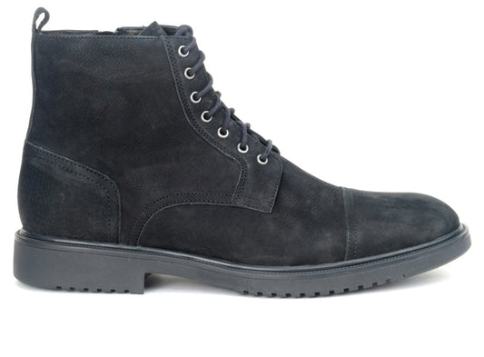 Warfield & Grand Madison cap toe boot Black