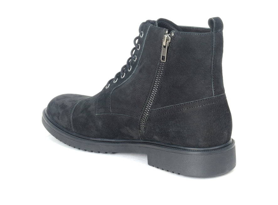 Warfield & Grand Madison cap toe boot Black