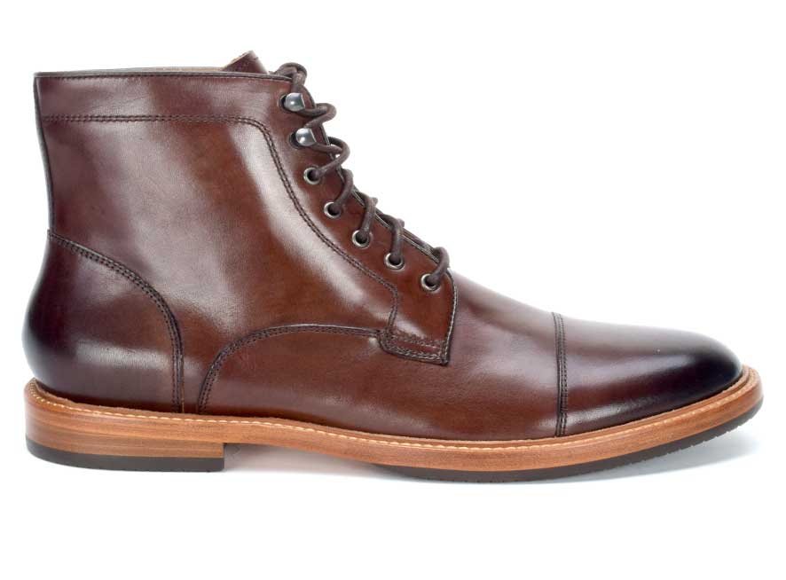 Warfield & Grand Ballast cap toe boot Clove