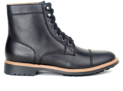 Warfield & Grand Gresham cap toe boot Black|Cognac