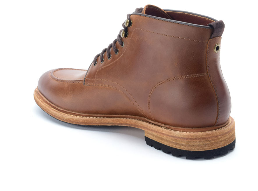 Warfield & Grand Trench moc toe boot Cognac|DK Brown|Black