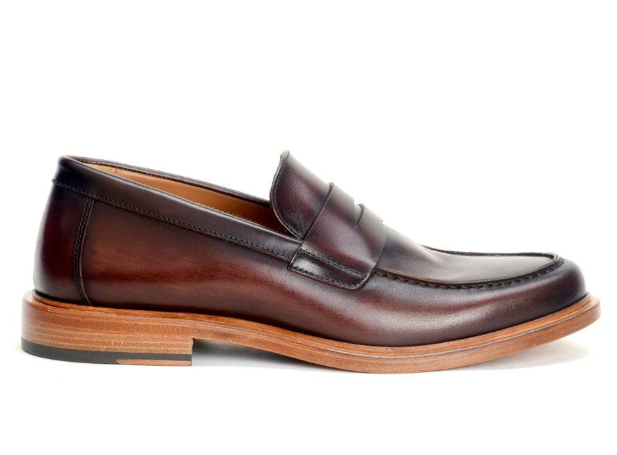 Warfield & Grand Penny Loafer Clove|Black|Whiskey