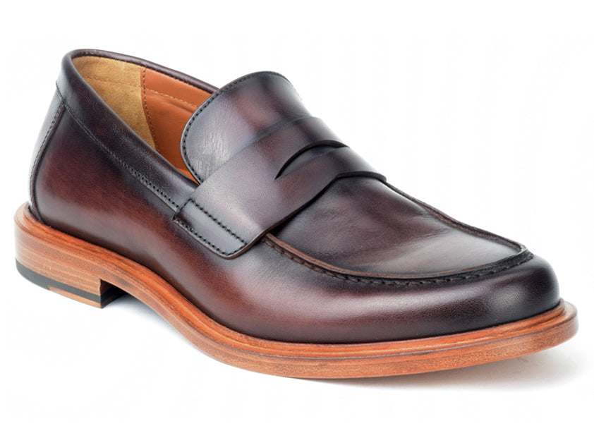 Warfield & Grand Penny Loafer Clove|Black|Whiskey