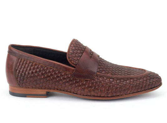 Warfield & Grand Auclair penny loafer DK Brown|Black