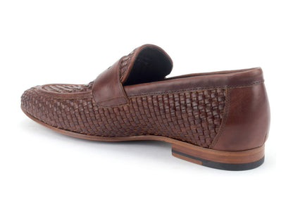 Warfield & Grand Auclair penny loafer DK Brown|Black