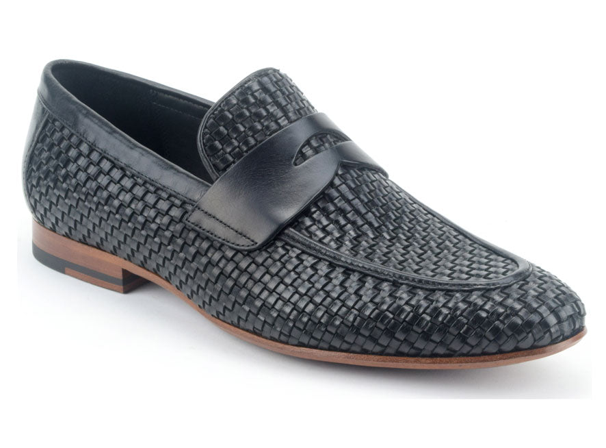 Warfield & Grand Auclair penny loafer Black|DK Brown