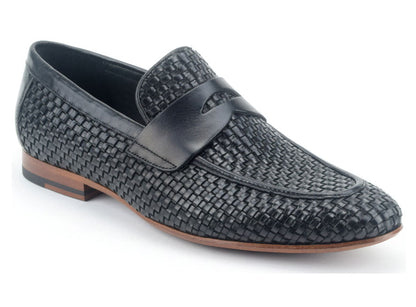 Warfield & Grand Auclair penny loafer Black|DK Brown