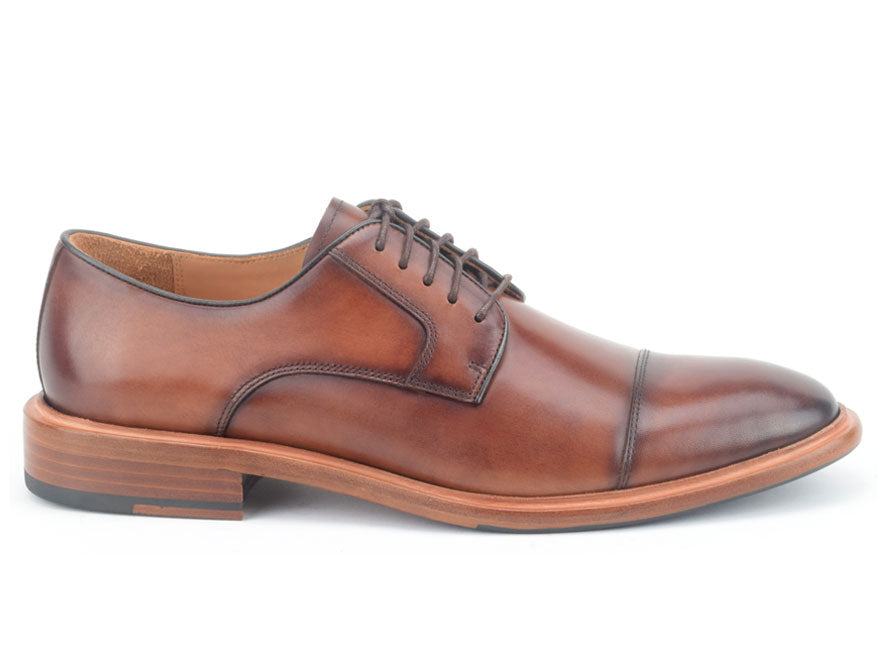 Warfield & Grand Ducasse Cap Toe Cognac|Black