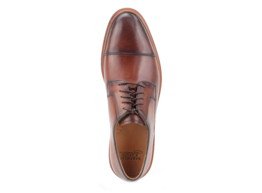 Warfield & Grand Ducasse Cap Toe Cognac|Black