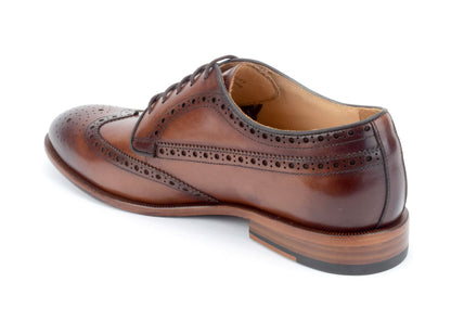 Warfield & Grand Abby wingtip Cognac