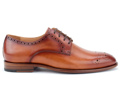 Warfield & Grand Cassett Medallion toe Tan