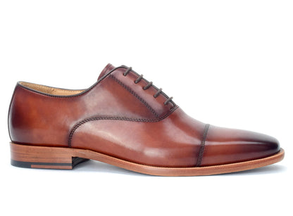 Warfield & Grand Birch cap toe Chestnut