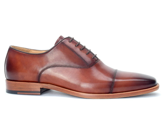 Warfield & Grand Birch cap toe Chestnut
