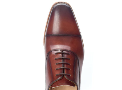 Warfield & Grand Birch cap toe Chestnut