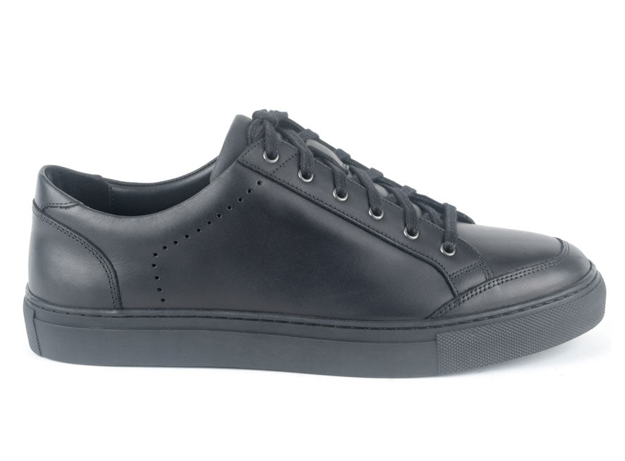 Warfield & Grand Cyrus Sneaker Black|Cognac