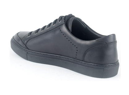 Warfield & Grand Cyrus Sneaker Black|Cognac