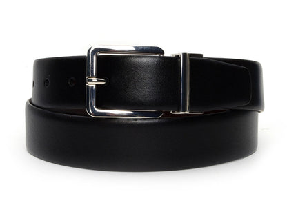 Warfield & Grand Black and Bourbon Reversible Belt