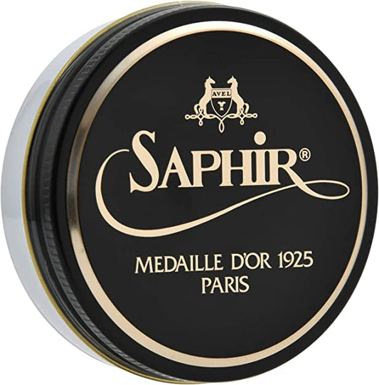 Warfield & Grand Saphir Pate de Luxe Wax Shoe Polish Light Brown