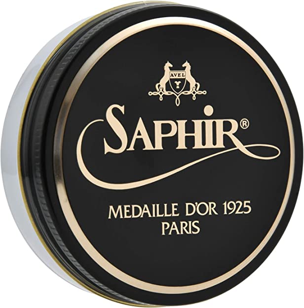 Warfield & Grand Saphir Pate de Luxe Wax Shoe Polish Medium Brown