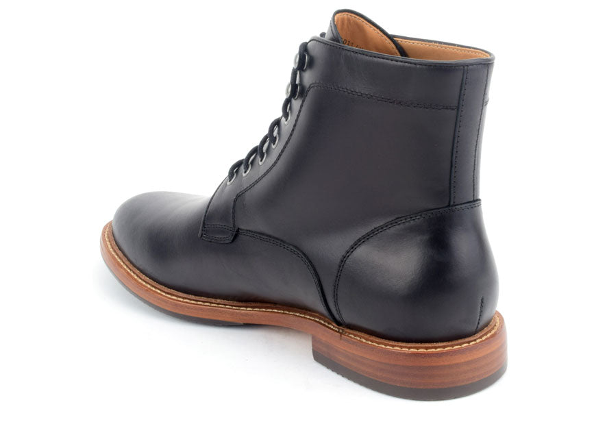 Warfield & Grand Ruckson plain toe boot Black|DK Brown