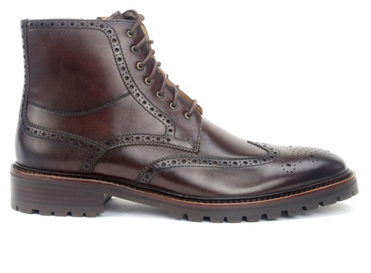 Warfield & Grand Kastel wingtip boot Bourbon|Cognac
