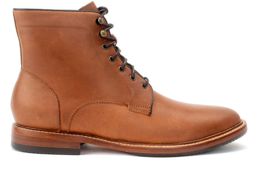 Warfield & Grand Ruckson plain toe boot Cognac|DK Brown|Black