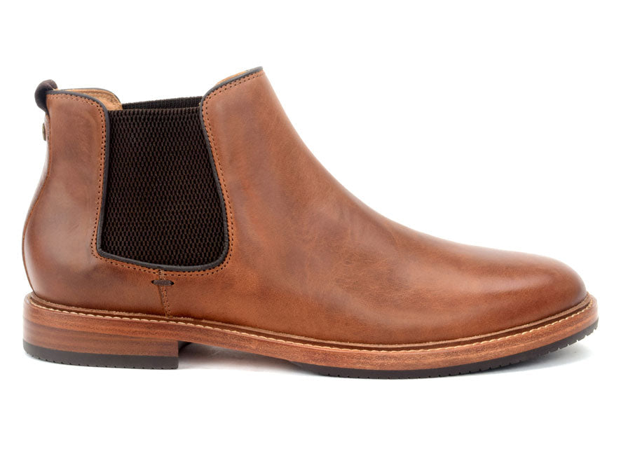 Warfield & Grand Davis Chelsea boot Cognac|Brown