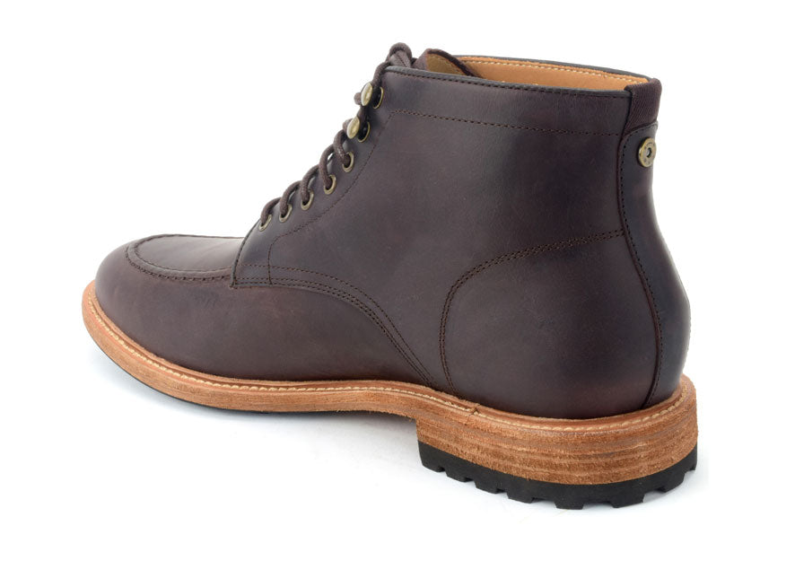Warfield & Grand Trench moc toe boot DK Brown|Cognac|Black
