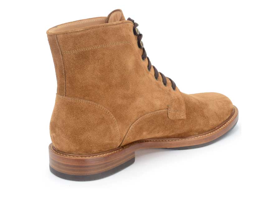 Warfield & Grand Batton plain toe boot Tan