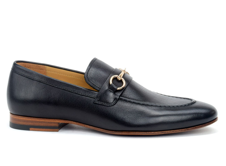 Warfield & Grand Holland bit loafer Black|Cognac