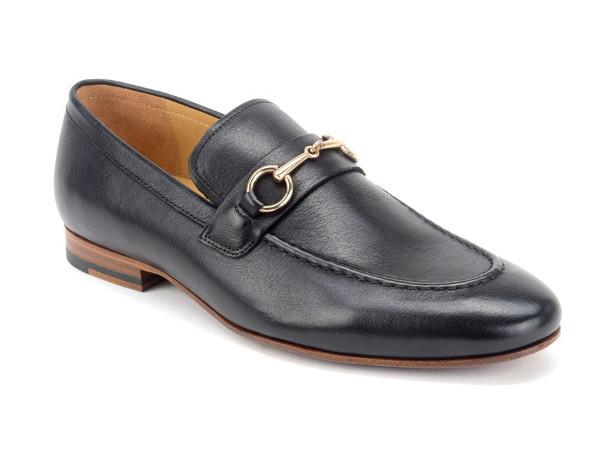 Warfield & Grand Holland bit loafer Black|Cognac