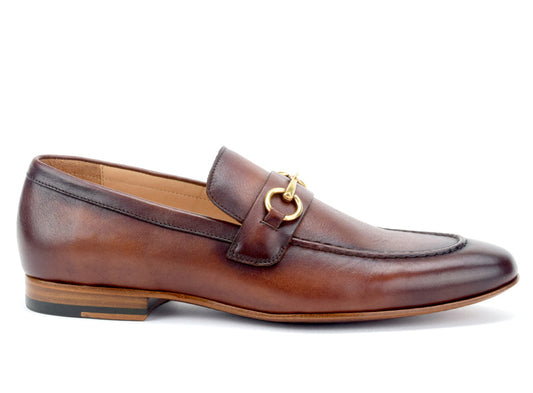 Warfield & Grand Holland bit loafer Cognac|Black