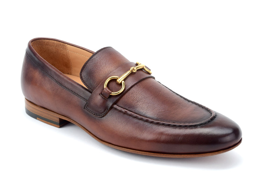 Warfield & Grand Holland bit loafer Cognac|Black