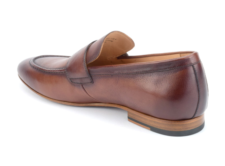 Warfield & Grand Montery penny loafer Cognac|Burgundy