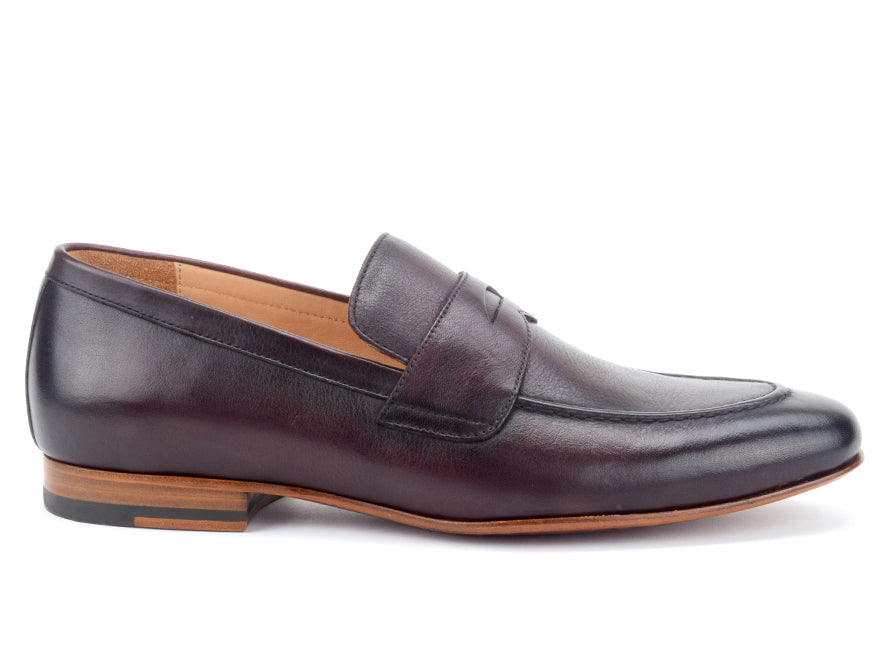 Warfield & Grand Montery penny loafer Burgundy|Cognac