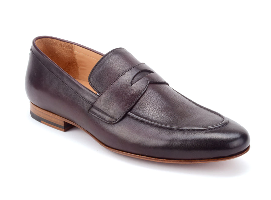 Warfield & Grand Montery penny loafer Burgundy|Cognac