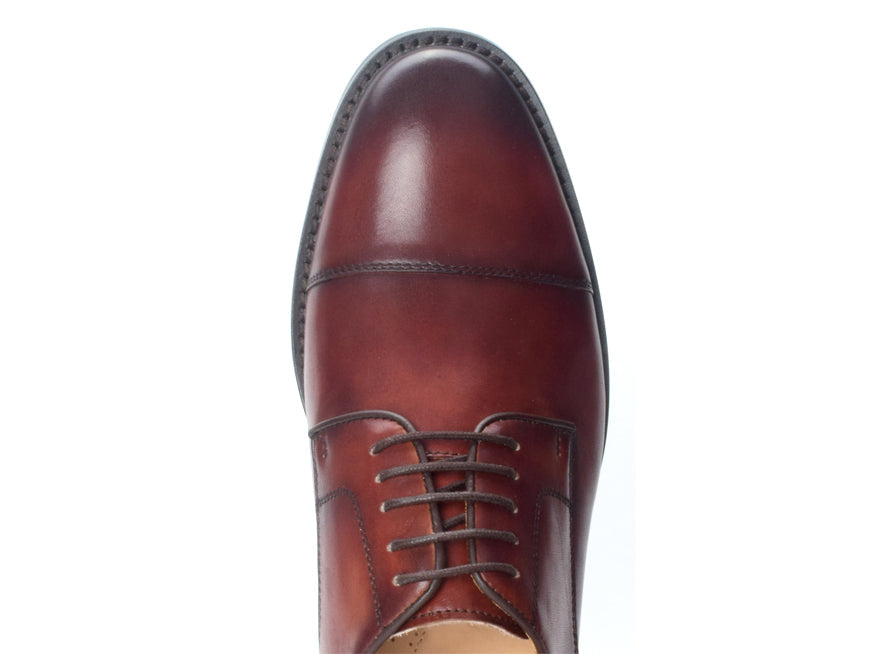 Warfield & Grand Allen cap toe Chestnut