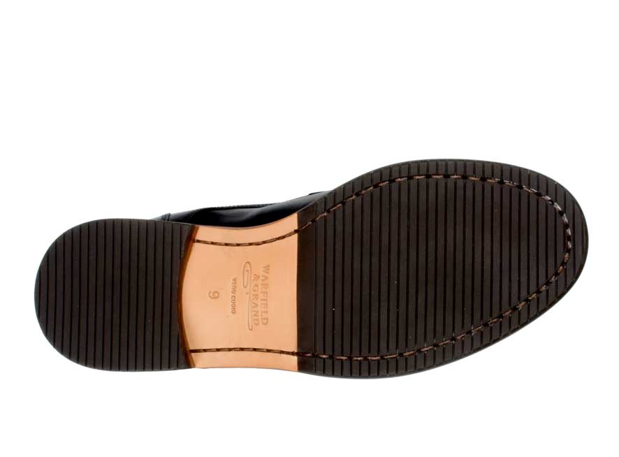Warfield & Grand Hurd plain toe Black|Tan