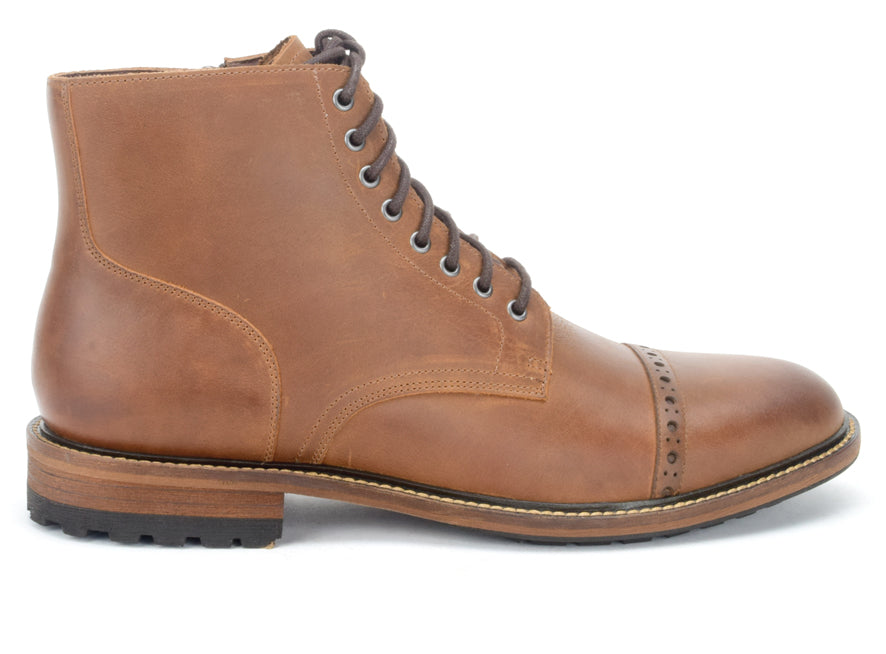 Warfield & Grand Hills cap toe boot