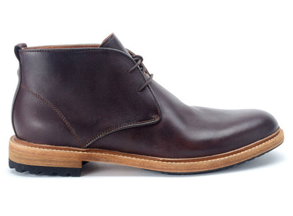 Warfield & Grand Holmes plain toe chukka boot Brown|Black