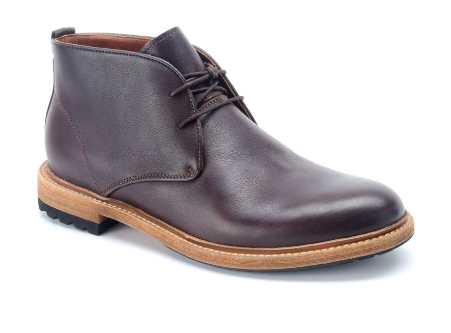 Warfield & Grand Holmes plain toe chukka boot Brown|Black