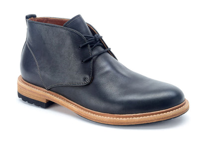 Warfield & Grand Holmes plain toe chukka boot Black|Brown