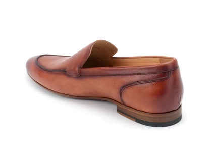 Warfield & Grand Connor venetian loafer Tan|Bourbon