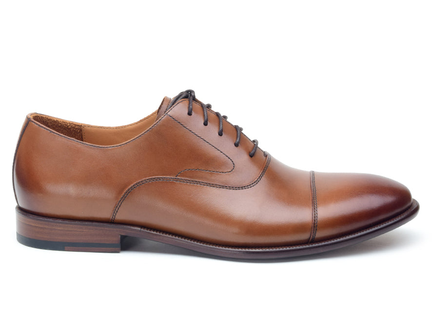 Warfield & Grand Martin cap toe Cognac|Black